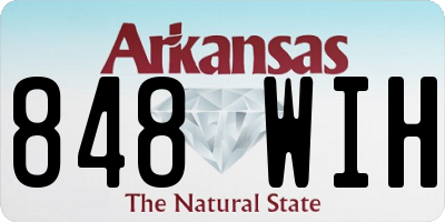 AR license plate 848WIH