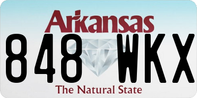 AR license plate 848WKX