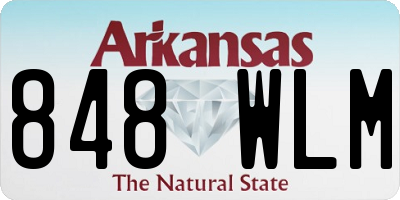 AR license plate 848WLM