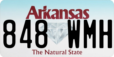 AR license plate 848WMH