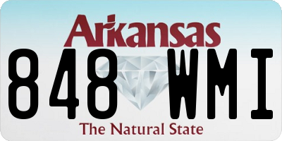 AR license plate 848WMI