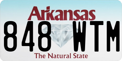 AR license plate 848WTM
