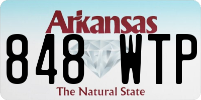 AR license plate 848WTP