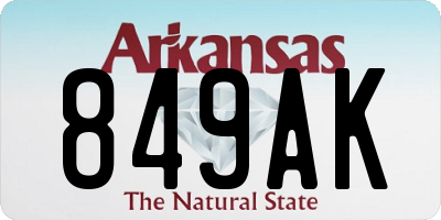 AR license plate 849AK