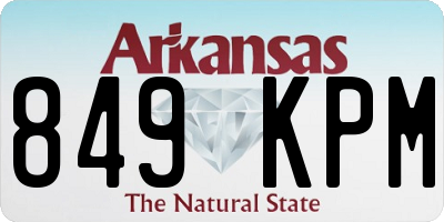 AR license plate 849KPM