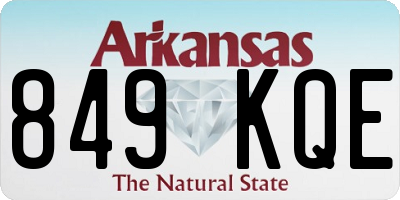 AR license plate 849KQE