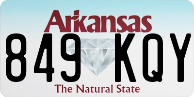 AR license plate 849KQY