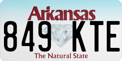 AR license plate 849KTE