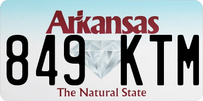 AR license plate 849KTM