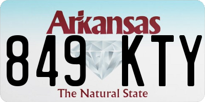 AR license plate 849KTY