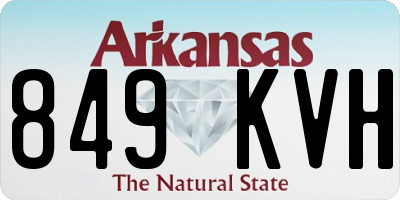 AR license plate 849KVH