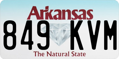 AR license plate 849KVM
