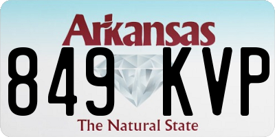 AR license plate 849KVP