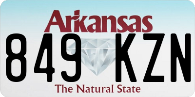AR license plate 849KZN