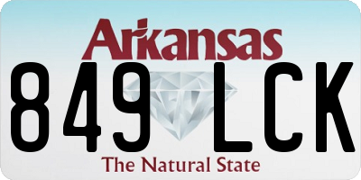 AR license plate 849LCK