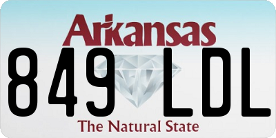 AR license plate 849LDL