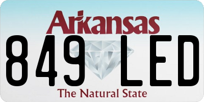 AR license plate 849LED