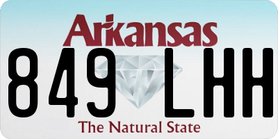 AR license plate 849LHH
