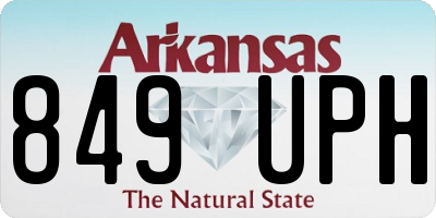 AR license plate 849UPH