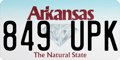 AR license plate 849UPK