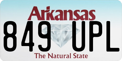 AR license plate 849UPL