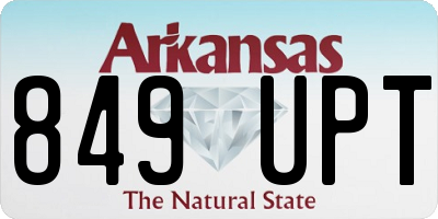AR license plate 849UPT