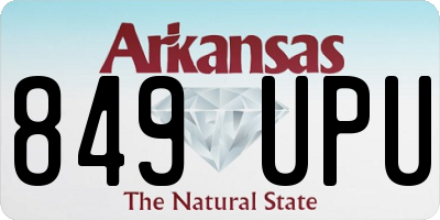 AR license plate 849UPU