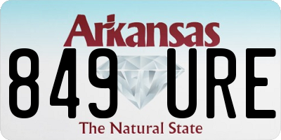 AR license plate 849URE