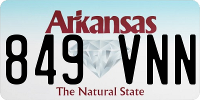 AR license plate 849VNN