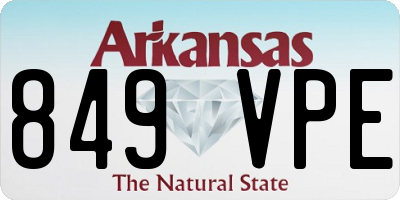 AR license plate 849VPE