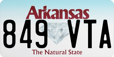 AR license plate 849VTA