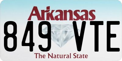 AR license plate 849VTE