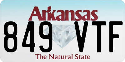 AR license plate 849VTF