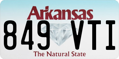 AR license plate 849VTI
