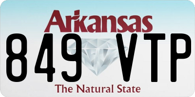 AR license plate 849VTP