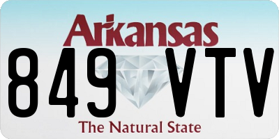 AR license plate 849VTV