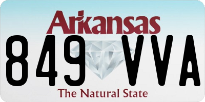 AR license plate 849VVA