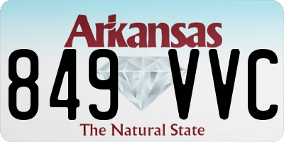 AR license plate 849VVC