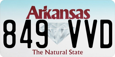 AR license plate 849VVD