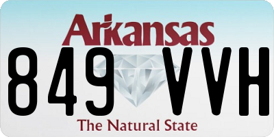AR license plate 849VVH