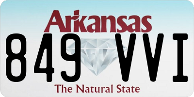 AR license plate 849VVI