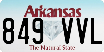 AR license plate 849VVL
