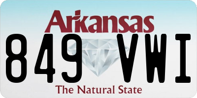 AR license plate 849VWI