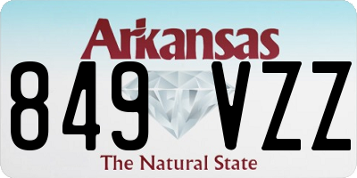 AR license plate 849VZZ