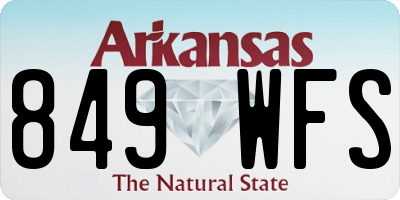AR license plate 849WFS