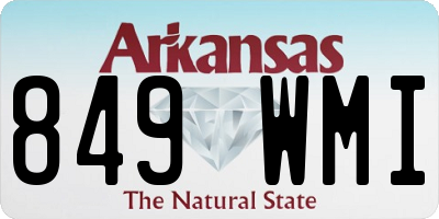 AR license plate 849WMI