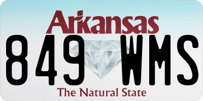 AR license plate 849WMS