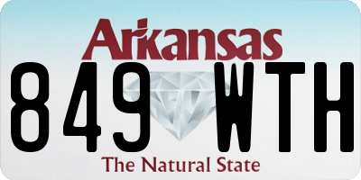 AR license plate 849WTH