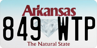 AR license plate 849WTP
