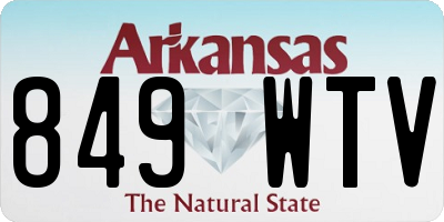 AR license plate 849WTV